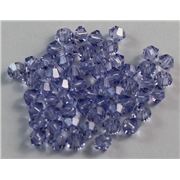 Swarovski Crystal 5328 Bicone Provence Lavender 3mm 