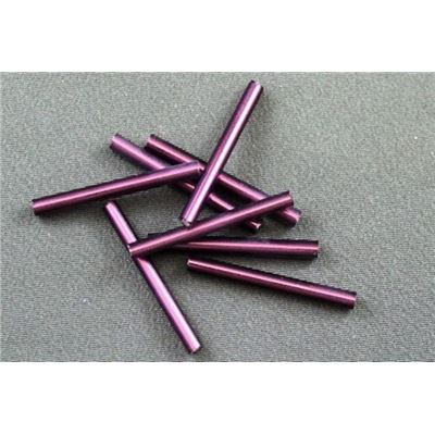 Bugle Amethyst Silver Lined 25mm - Minimum 12g