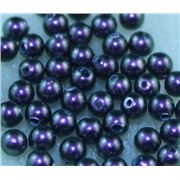 Swarovski Crystal 5810 Pearl Iridescent Purple 3mm 