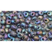 Miyuki Drop Matte Black AB 4mm - Minimum 10g