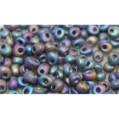 Miyuki Drop Matte Black AB 4mm - Minimum 10g