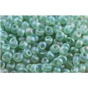 Magatama Sea Glass Green Matte 9/0 - Minimum 10g