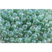 Miyuki Drop Sea Glass Green Matte 4mm - Minimum 10g
