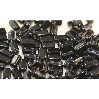 CzechMates Bricks 3x6mm Jet ea.