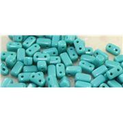 CzechMates Bricks 3x6mm Persian Turquoise ea.