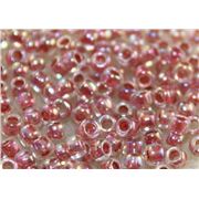 Toho Seed Bead Rainbow Crystal/Sandstone Lined 8/0 - Minimum 8g