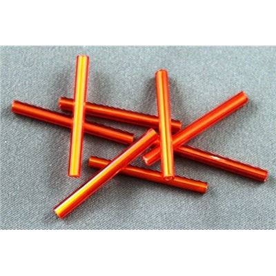 Bugle Orange Silver Lined 25mm - Minimum 12g