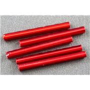 Bugle Red Silver Lined 25mm - Minimum 12g