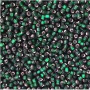 Miyuki Seed Bead Dark Green Silver lined 8/0 - Minimum 12g