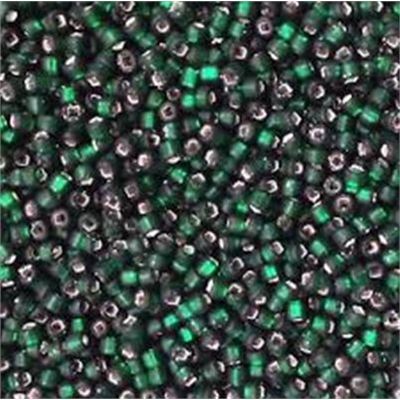 Miyuki Seed Bead Dark Green Silver lined 8/0 - Minimum 12g