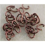 Jump Ring  Oval Antique Copper 5x7mm ea