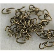 Jump Ring  Oval Antique Brass 4x6mm ea