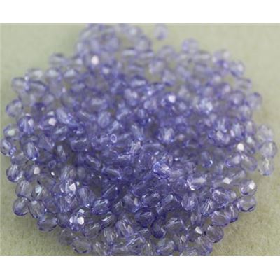 Firepolished Light Tanzanite  4mm ea 