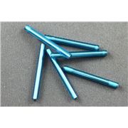 Bugle Aqua Silver Lined 25mm - Minimum 12g