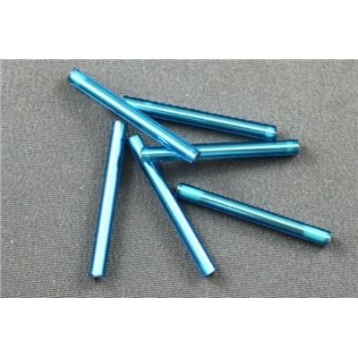 Bugle Aqua Silver Lined 25mm - Minimum 12g