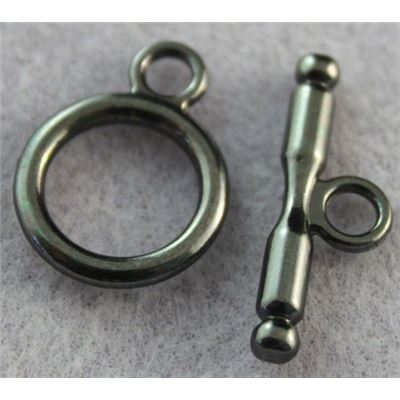 Clasp - Toggle Black Nickel  25mm ea