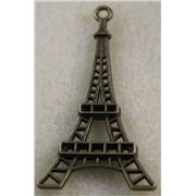 Charm Eiffel Tower Antique Brass each