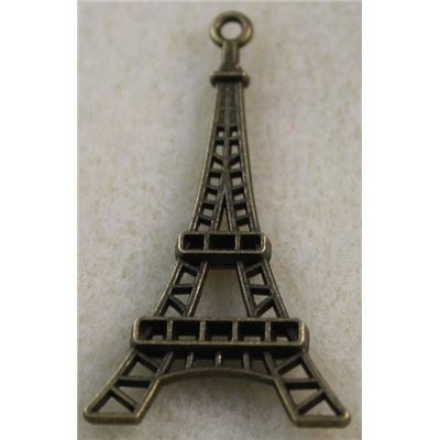 Charm Eiffel Tower Antique Brass each
