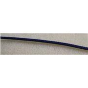 Waxed Cotton Cord Round Dark Blue 2mm