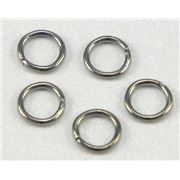 Jump Rings Black Nickel 5.5mm Thick ea