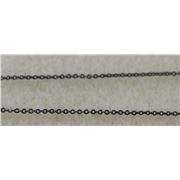 Chain Black Nickel Metallic FC500BN 1x1mm  per metre