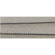 Chain Black Nickel Metallic FC500BN 1x1mm  per metre