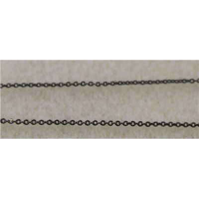 Chain Black Nickel Metallic FC500BN 1x1mm  per metre