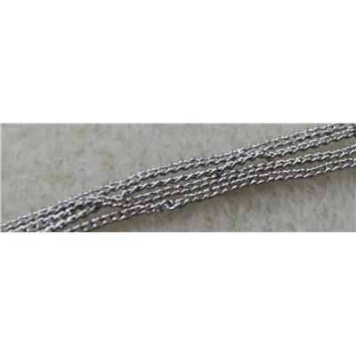 Chain Nickel Metallic FC498N 1x1mm  per metre