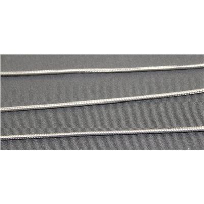 Snake Chain Nickel Metallic FC488S 1mm per metre