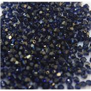 Swarovski Crystal 5328 Bicone Dark Indigo 3mm 