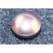 Swarovski Crystal 5817 Half Drilled Button Pearl Mauve 8mm 
