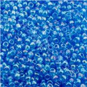 Toho Seed Bead Trans Rainbow Dark Aqua 11/0 - Minimum 8g