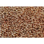 Toho Seed Bead Permanent Finish Galvanized Rose Gold 8/0 - Minimum 8g