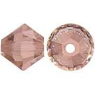 Swarovski Crystal 5328 Bicone Blush Rose 3mm