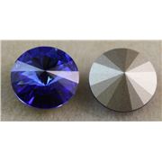 Swarovski Crystal 1122  Pointy Back Rivoli Sapphire 18mm 