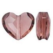 Swarovski Crystal 5741 Hearts Blush Rose 12mm ea. 