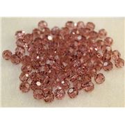 Swarovski Crystal 5000 Round Blush Rose 6mm 