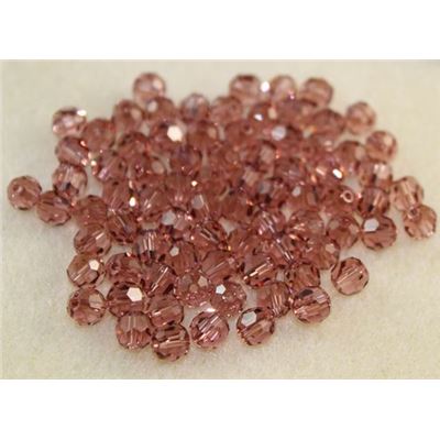 Swarovski Crystal 5000 Round Blush Rose 6mm 