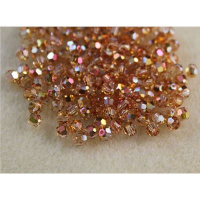 Swarovski Crystal 5000 Round Crystal Metallic Sunshine 4mm 