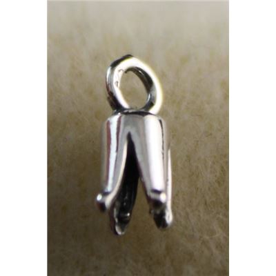  Pinch End 2mm Sterling Silver  ea