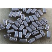 CzechMates Bricks 3x6mm Matte Silver ea.