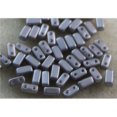 CzechMates Bricks 3x6mm Matte Silver ea.