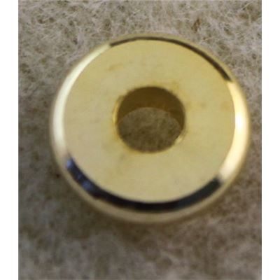 Filler Bead Disc Gold 10x3mm ea