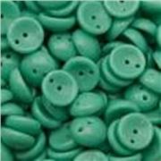 Czech Piggy Beads 4x8mm Green Turquoise Opaque 2 Hole each