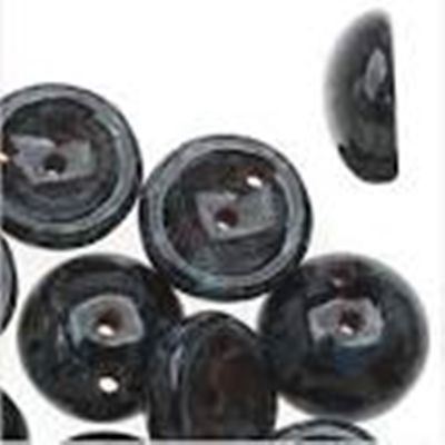 Silky Beads 6mm Jet ea
