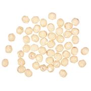 Firepolished Crystal Opaque-Luster Champagne 6mm ea