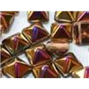 Czech Pyramid Stud 12mm Square Crystal Sliperit 2 Hole each