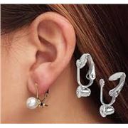 Earring Converters (per pair) Silver  ea