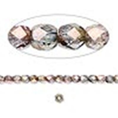 Firepolished Crystal Copper Luster 3mm ea