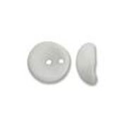 Czech Piggy Beads 4x8mm Chalk White 2 Hole each